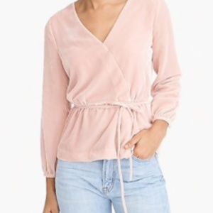 Blush Pink J.Crew Blouse (size 2)